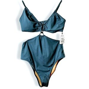 Shade &Shore one piece cut out bathing suit *NWT*